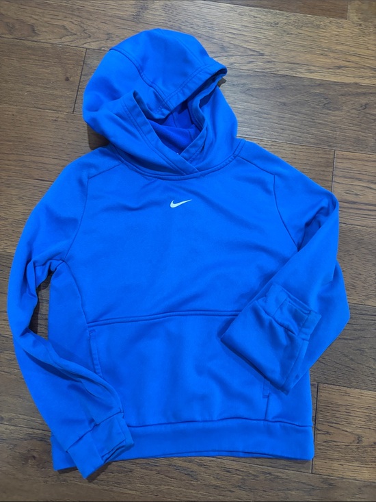 Nike Other - Nike Royal Blue Men's Zip-Up Hoodie with Swoosh